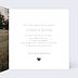 Faire part mariage Fait Main Intérieur Droit