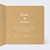Faire part mariage Fleurs de Printemps Intérieur Droit
