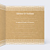 Faire part mariage Fleurs des Champs Intérieur Droit