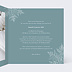 Faire part mariage Flocons Intérieur Droit