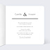 Faire part mariage Frise Intérieur Droit