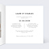 Faire part mariage Galanterie Intérieur Droit