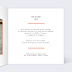 Faire part mariage Graphique Chic Intérieur Droit