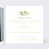 Faire part mariage Jolie Broderie Intérieur Droit