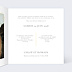 Faire part mariage Monogramme Intérieur Droit