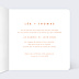 Faire part mariage Petite Fleur Intérieur Droit