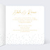 Faire part mariage Pois Intérieur Droit
