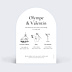 Faire part mariage Arche et date Verso