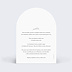 Faire part mariage Double Lettrines Botaniques Verso