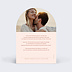 Faire part mariage Grande Date Verso