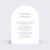 Faire part mariage Programme Pleine Page Noir Verso