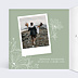 Faire-part Mariage Gravure Vert Sauge