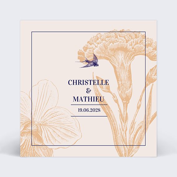 Faire-part Mariage Printemps