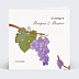 Faire-part Mariage Vignes de l'Amour