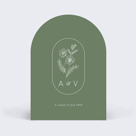 Faire part mariage Jardin d'Hiver