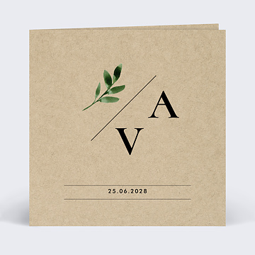 Faire-Part de Mariage Virtuel Arboretum