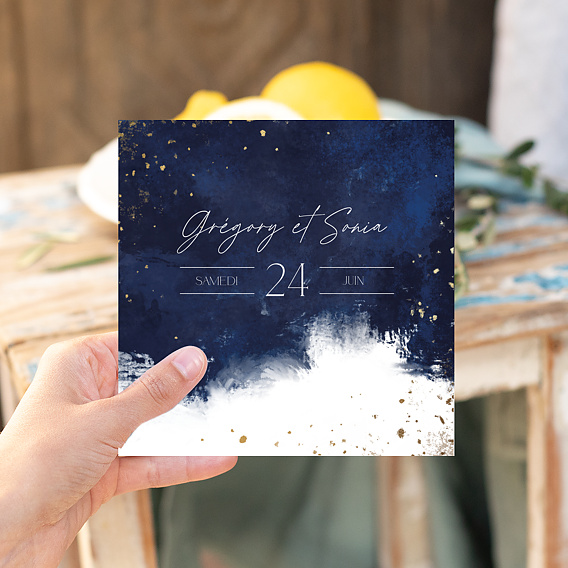 Faire part mariage Pluie Étoilée Après 4