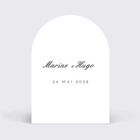 Faire part mariage Classique avec prénoms
