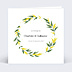 Faire-part Mariage Couronne de Mimosa