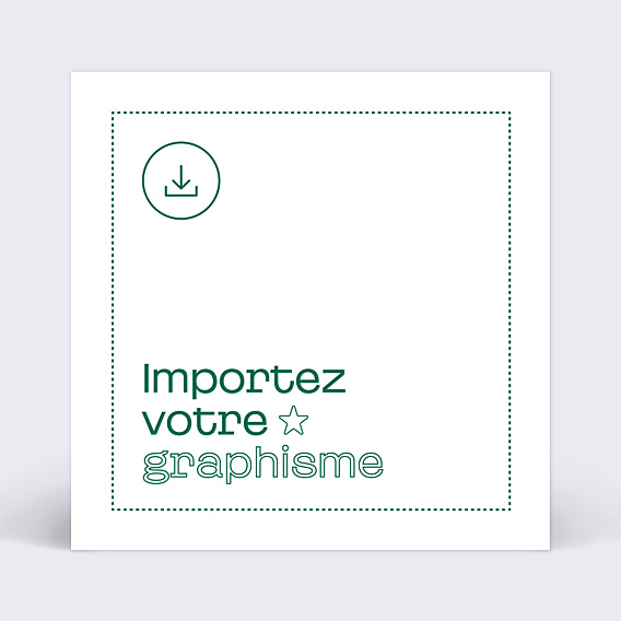 Faire-part Mariage Importez votre Graphisme