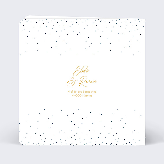 Faire-part Mariage Pois