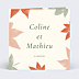 Faire-part Mariage Feuilles d’Automne
