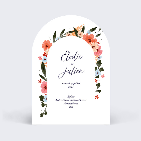 Faire part mariage Champêtre