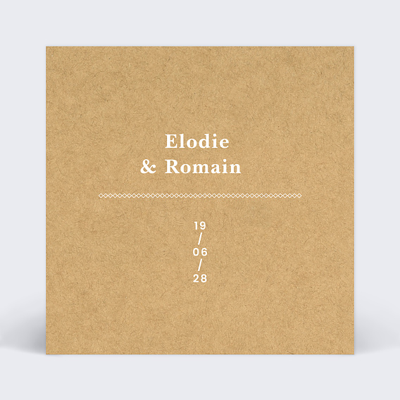 Faire part mariage Instant élégant