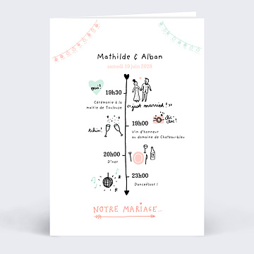 Faire part Mariage Mariage Illustr