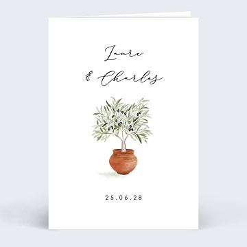 Faire part Mariage Mariage Provenal