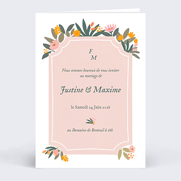 Faire-part Mariage Palais Royal