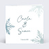 Faire part mariage Sous la neige