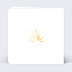 Faire-part Mariage Feuilles Ocre