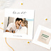Faire-part Mariage Effet photo avec graines