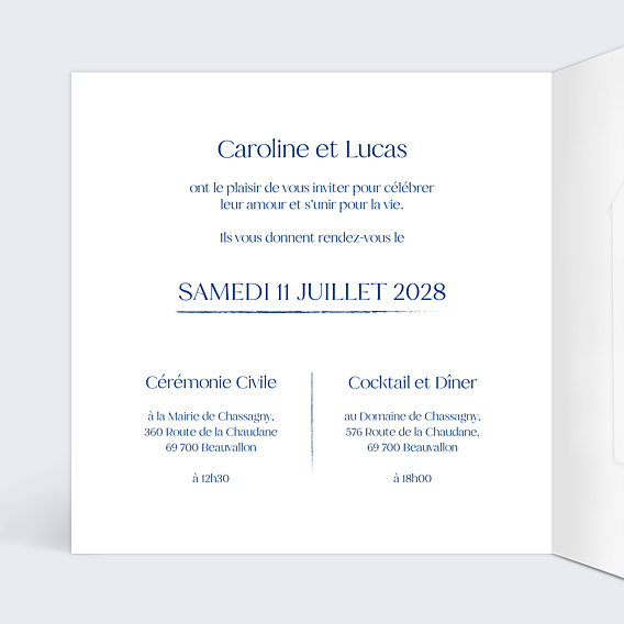 Faire-part Mariage On sème