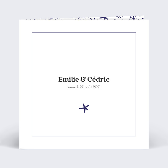 Faire-part Mariage Sur la plage