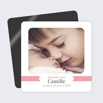 Faire-part Naissance En famille