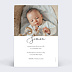 Faire part naissance Collage Verso
