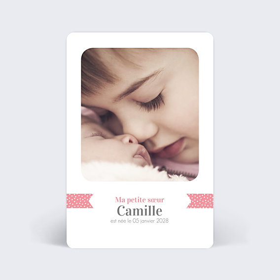 Faire-part Naissance En Famille