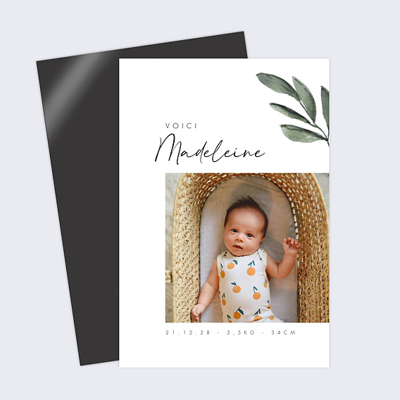 Faire part naissance Original fille Après 4