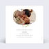 Faire part naissance Liberty fille Verso