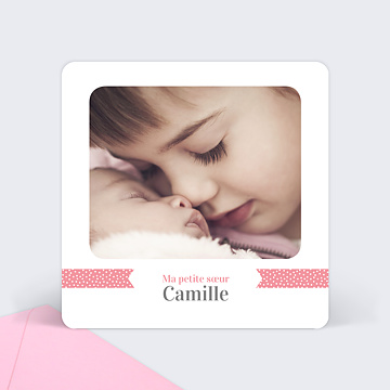 Faire-part Naissance En famille