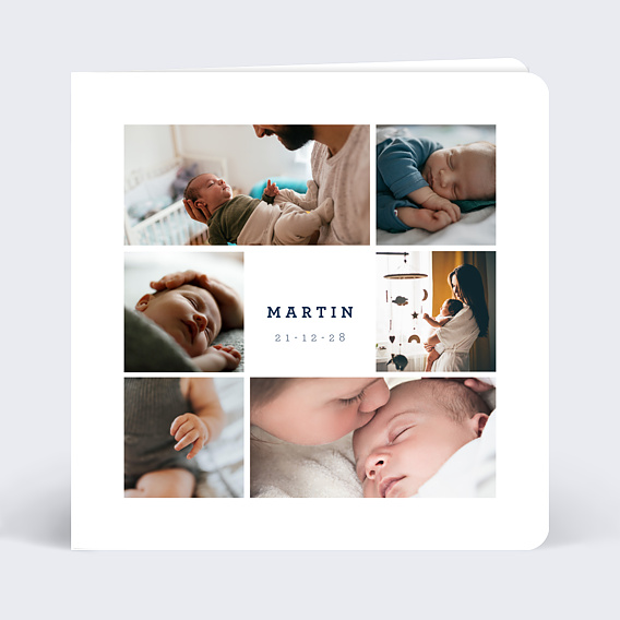 Faire-part de naissance élégance
