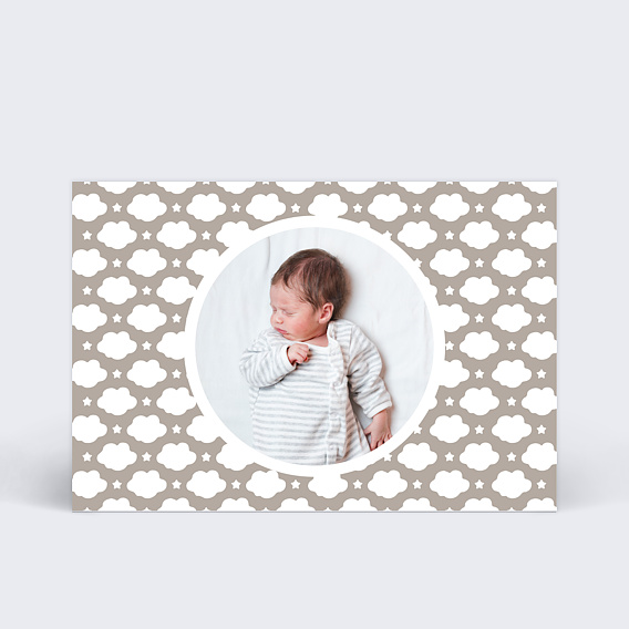 Faire-part Naissance Etoiles