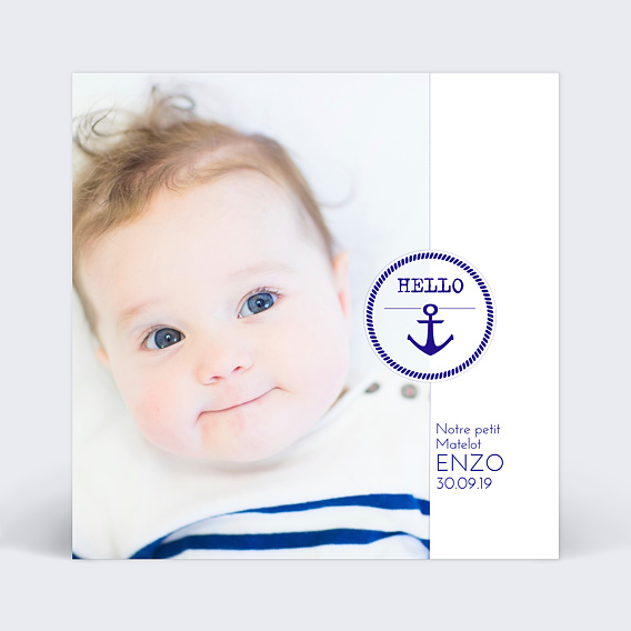 Faire-part Naissance Naissance Mer