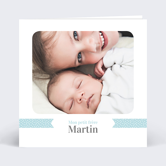 Faire part naissance En famille