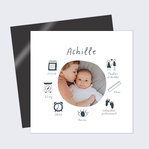 Faire part naissance Certificat de Naissance