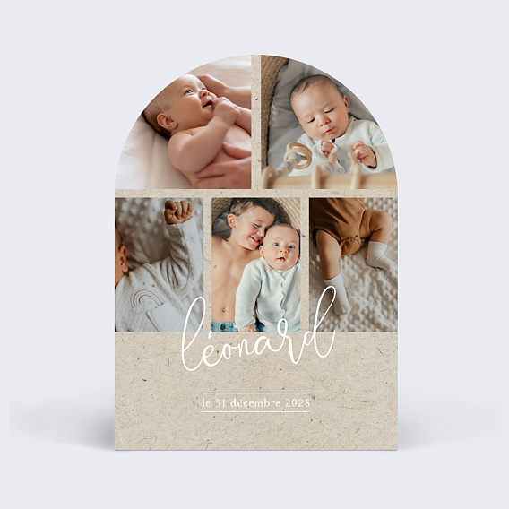 Faire part naissance Création