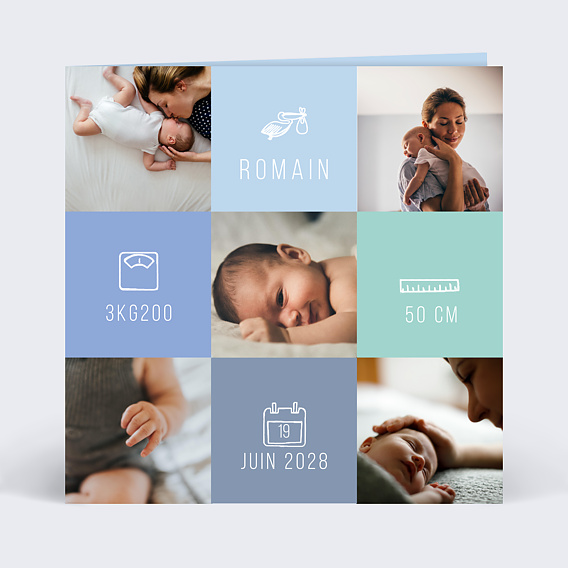 Faire part naissance 5 Photos