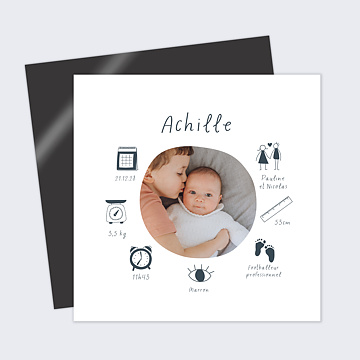 Faire-part Naissance Certificat de naissance